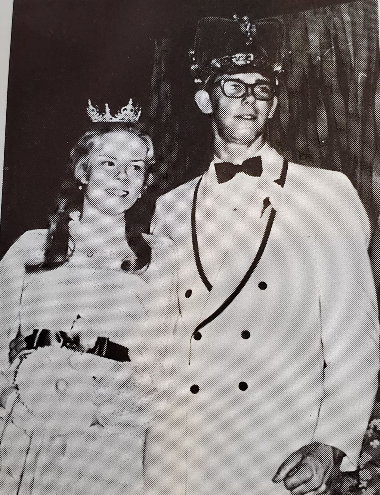 Scott Eddy - Kathi Aspinall 1970 king and queen